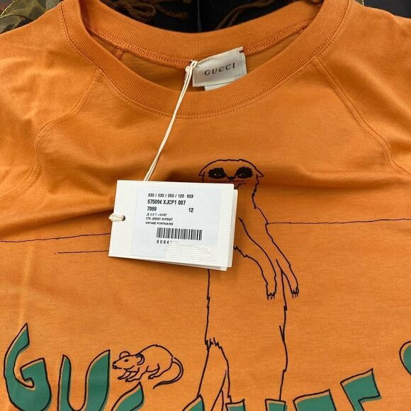 Kids authentic Gucci T-shirt size 12 made in Italy - Picture 4 of 6